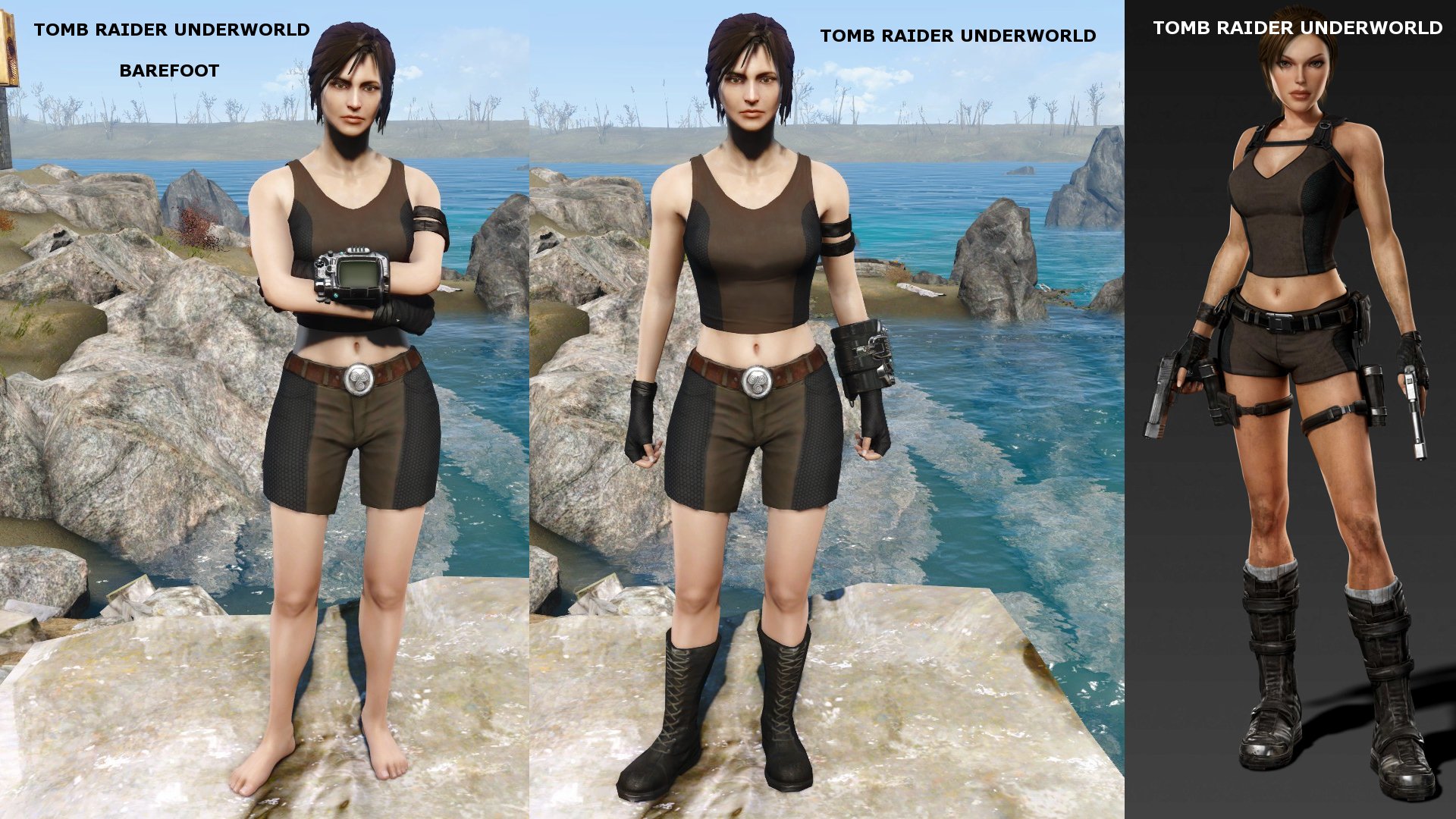Tomb Raider (2013) - Mod pantalones cortos de Underworld 