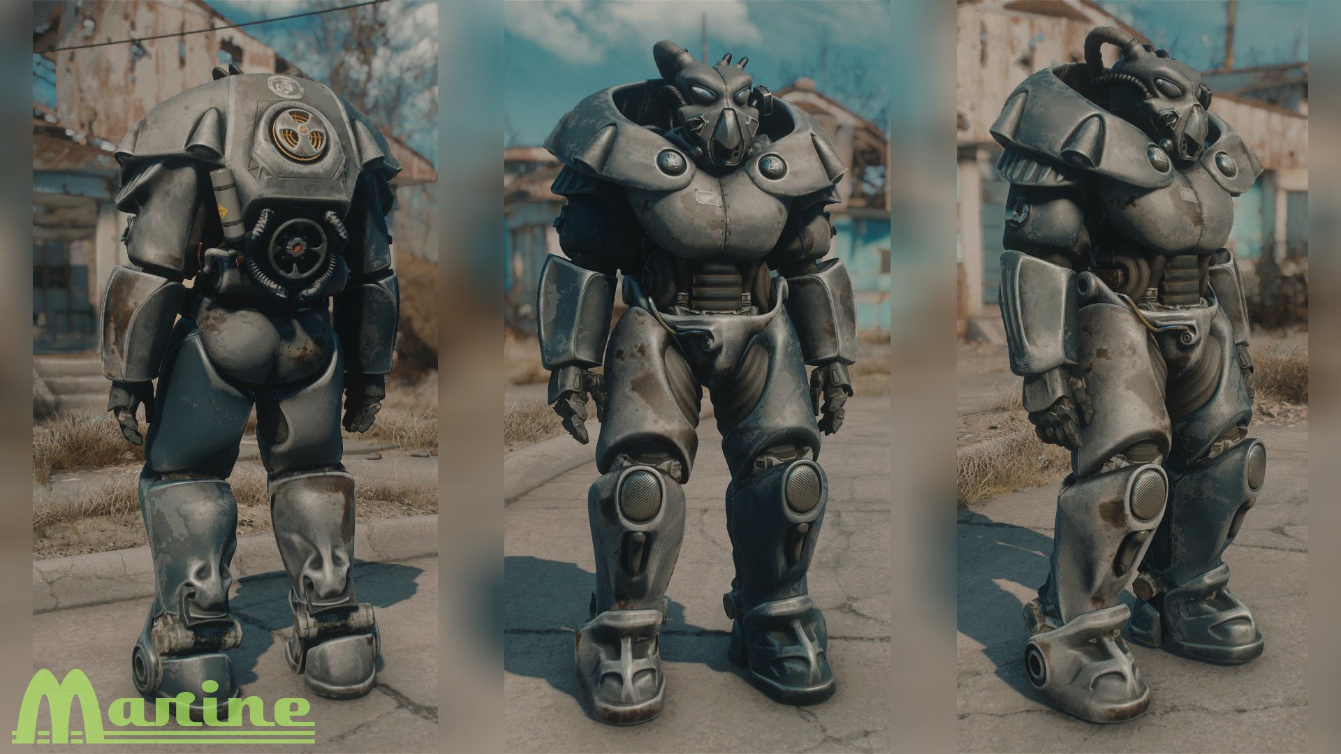 Fallout 4 space marine armor фото 29